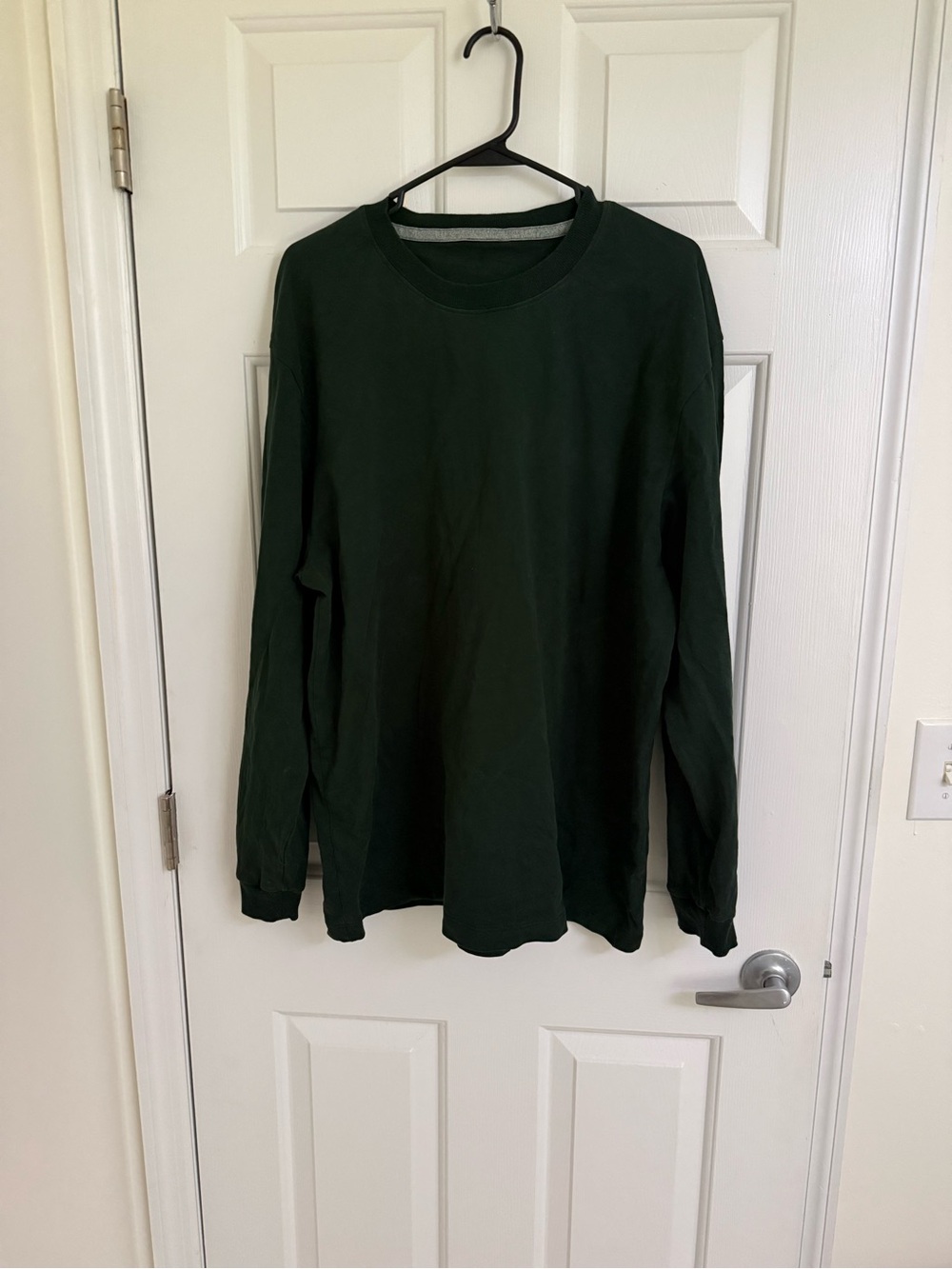 lululemon athletica Men's Long Sleeve Crew - Forest Green